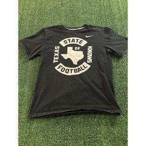 Nike Regular Fit Texas Football Black L T Shirt